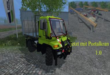 Unimog U400 WB 1.2 with Portalkran