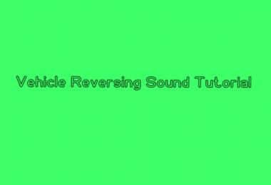 Vehicle Reversing Sound Tutorial