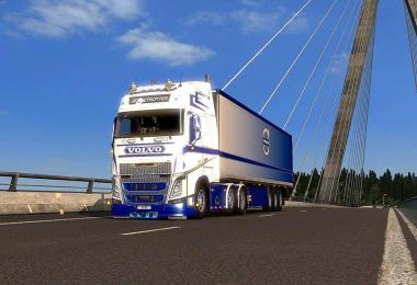 Volvo FH2013 (ohaha) Blue & White Combo Pack