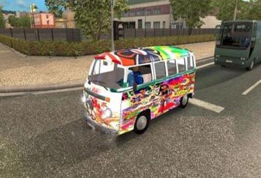 VW Hippie Van for AI traffic v2