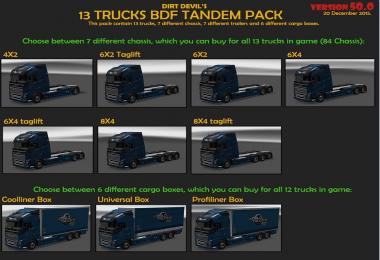 BDF Tandem Truck Pack v50.0