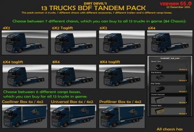 BDF Tandem Truck Pack v55.0