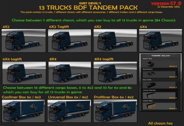 BDF Tandem Truck Pack v57.0