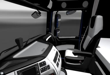 Daf euro6 black and white interior 1.22