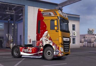 DAF XF Euro 6 2015 Coca Cola Edition Skin 1.22