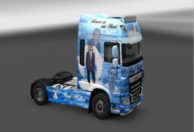 DAF XF Euro 6 Paul Walker Skin 1.22