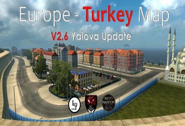 Europe & Turkey Map v2.6