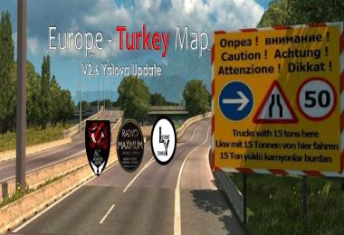 Europe & Turkey Map v2.6