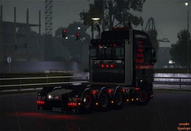 Heavy Haulage Chassis addon for DAF XF Euro 6 v1.5