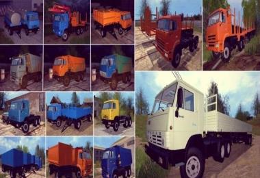 Kamaz Trucks Pack v1.0