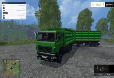 MAZ Truck +  Trailer v1.0