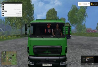 MAZ Truck +  Trailer v1.0