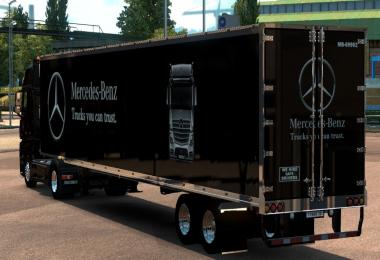 MB Actros MP4 & Am Trailer Combo Skin 1.22