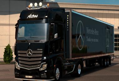 MB Actros MP4 & Am Trailer Combo Skin 1.22