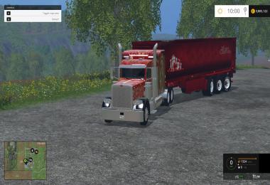 Peterbilt 388 + Trailer X-Mass Edition v1.0