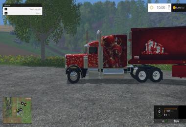 Peterbilt 388 + Trailer X-Mass Edition v1.0