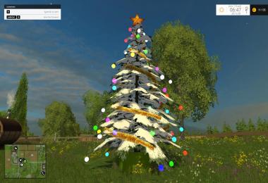 Placeable christmasTree LS15 v2.0 tfsgroup