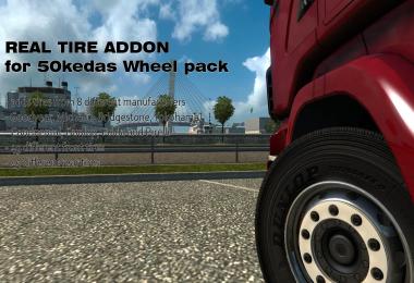 Real Tire addon for 50kedas Wheel pack v3.4