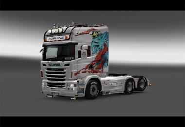 Scania Blue Griffin RJL