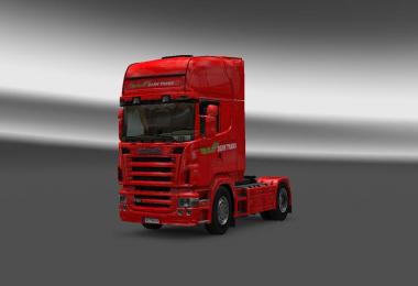 Scania R2008 50k Dark Trans Red Skin