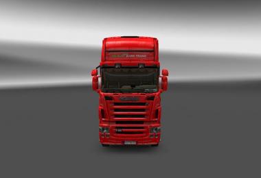 Scania R2008 50k Dark Trans Red Skin