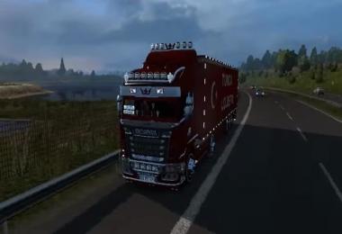 Scania R2009 + Interior + Trailer 1.22.x