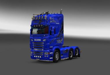 Scania RJL Blue Shark Skin