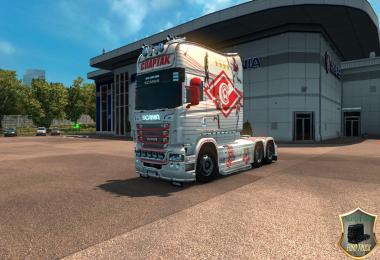 Scania RJL Longline Spartak v2 Skin 1.22