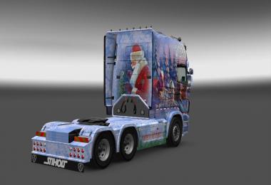 Scania RJL Russian New Yahr Skin 1.22