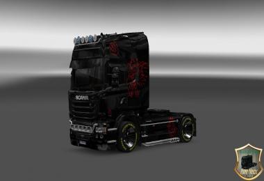 Scania Streamline Black/Red Skin 1.22