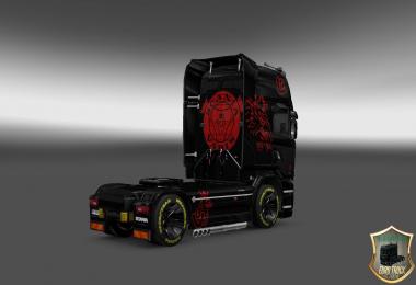 Scania Streamline Black/Red Skin 1.22