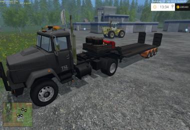 Semi flat trailer v1.0 wsb