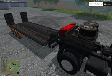 Semi flat trailer v1.0 wsb