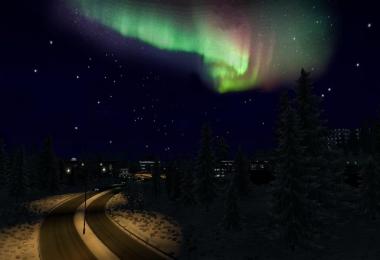 The night sky for winter mods 1.22.x