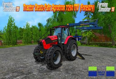 Deutz Fahr Agrotron 7250 TTV (Forestry) v1.2