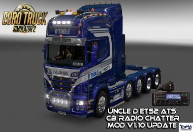 Uncle D ETS2 ATS CB Radio Chatter Mod V1.10