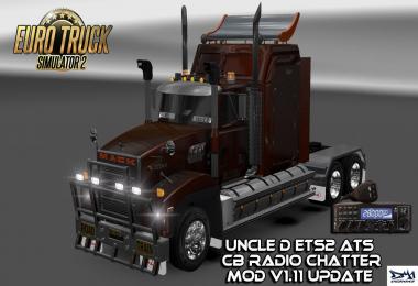 Uncle D ETS2 ATS CB Radio Chatter Mod V1.11