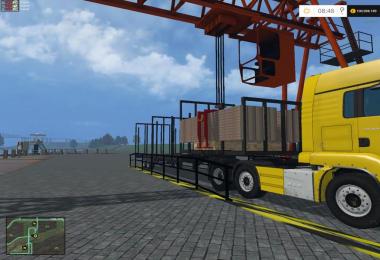 Unloading crane for wooden pallets v1.0