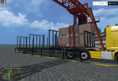 Unloading crane for wooden pallets v1.0