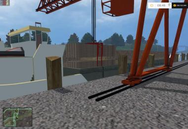 Unloading crane for wooden pallets v1.0