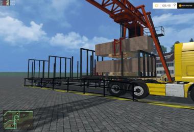 Unloading crane for wooden pallets v1.0