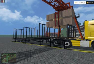 Unloading crane for wooden pallets v1.0