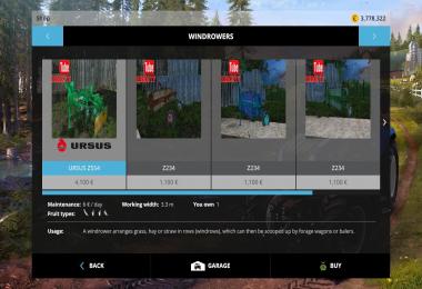 Ursus Windrower v1.0