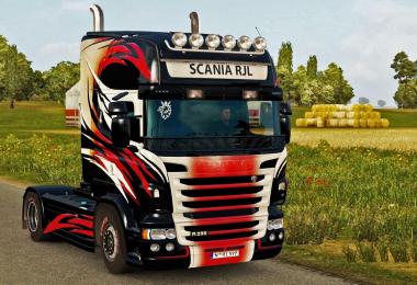 Vinyls paint job for Scania RJL