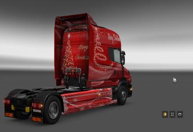 Xmas paint job for Scania T 1.22.x