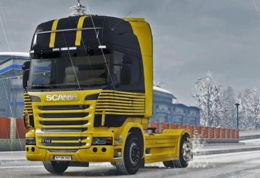 Yellow Lines Scania R v1.0