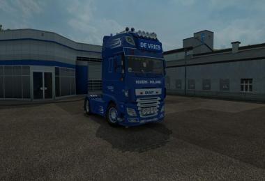 DAF E6 De Vries + Trailer