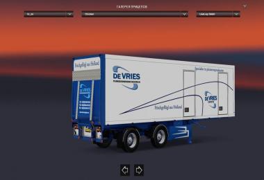 DAF E6 De Vries + Trailer