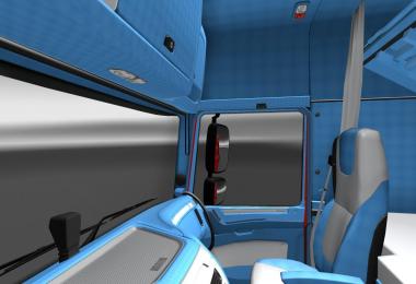 Daf euro 6 blue and white interior 1.22