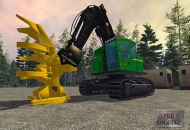 FDR Logging - Feller Buncher JD859M + Attachable Blade v1.0